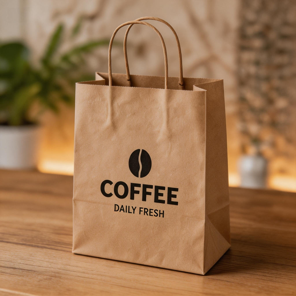 Custom Kraft Coffee Beverage Bags (Single‑Cup, Double‑Cup, Four‑Cup)