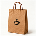 Round Handle Kraft Paper Bag