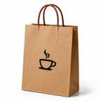 Round Handle Kraft Paper Bag