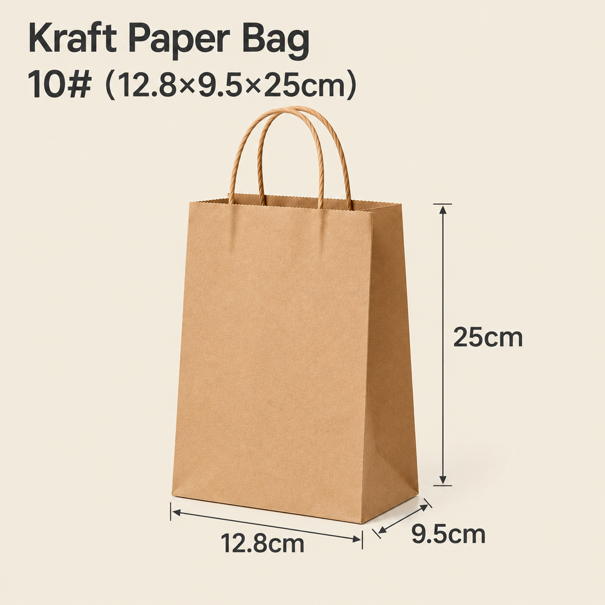 Custom Kraft Paper Bags with Handles