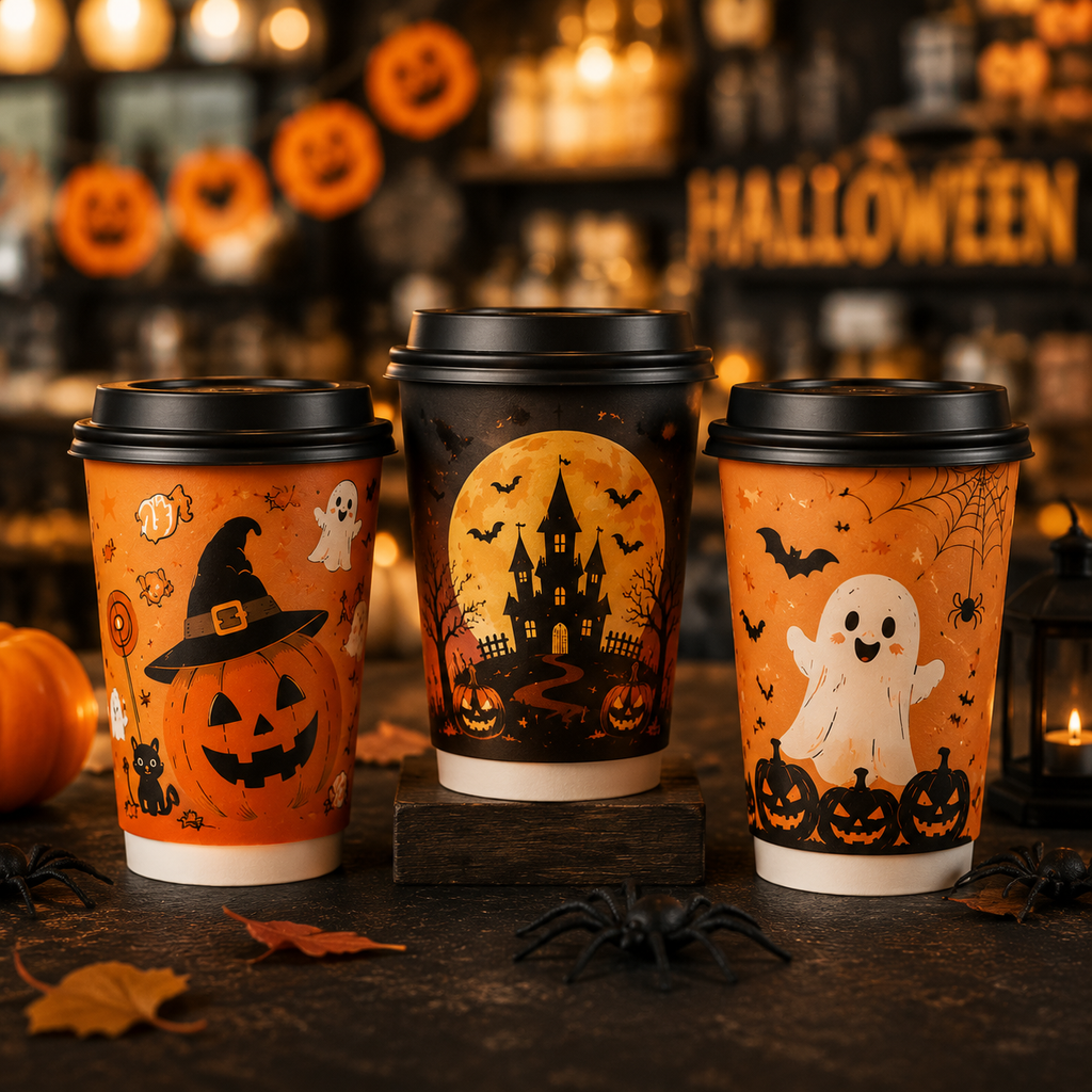 Halloween Custom Paper Cups