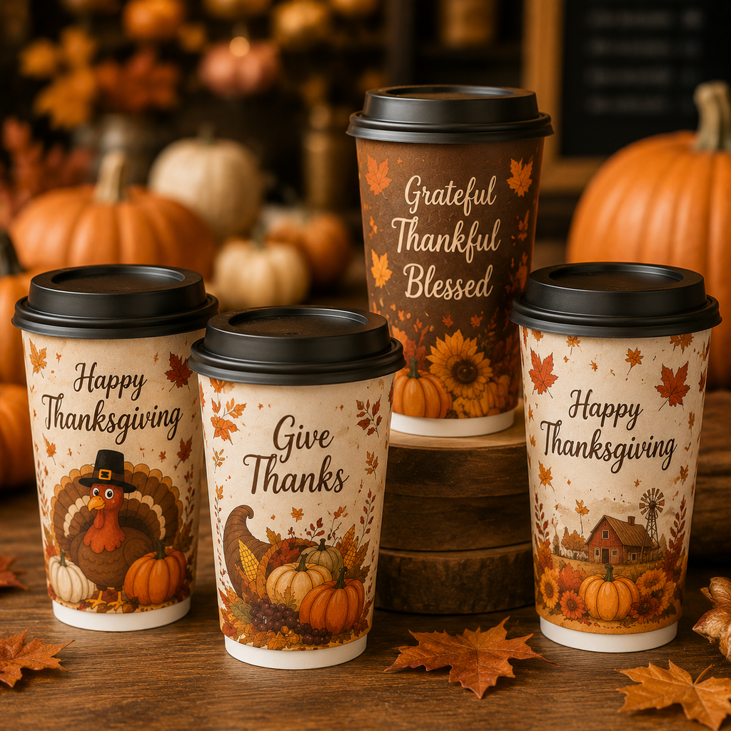 Thanksgiving Paper Cups