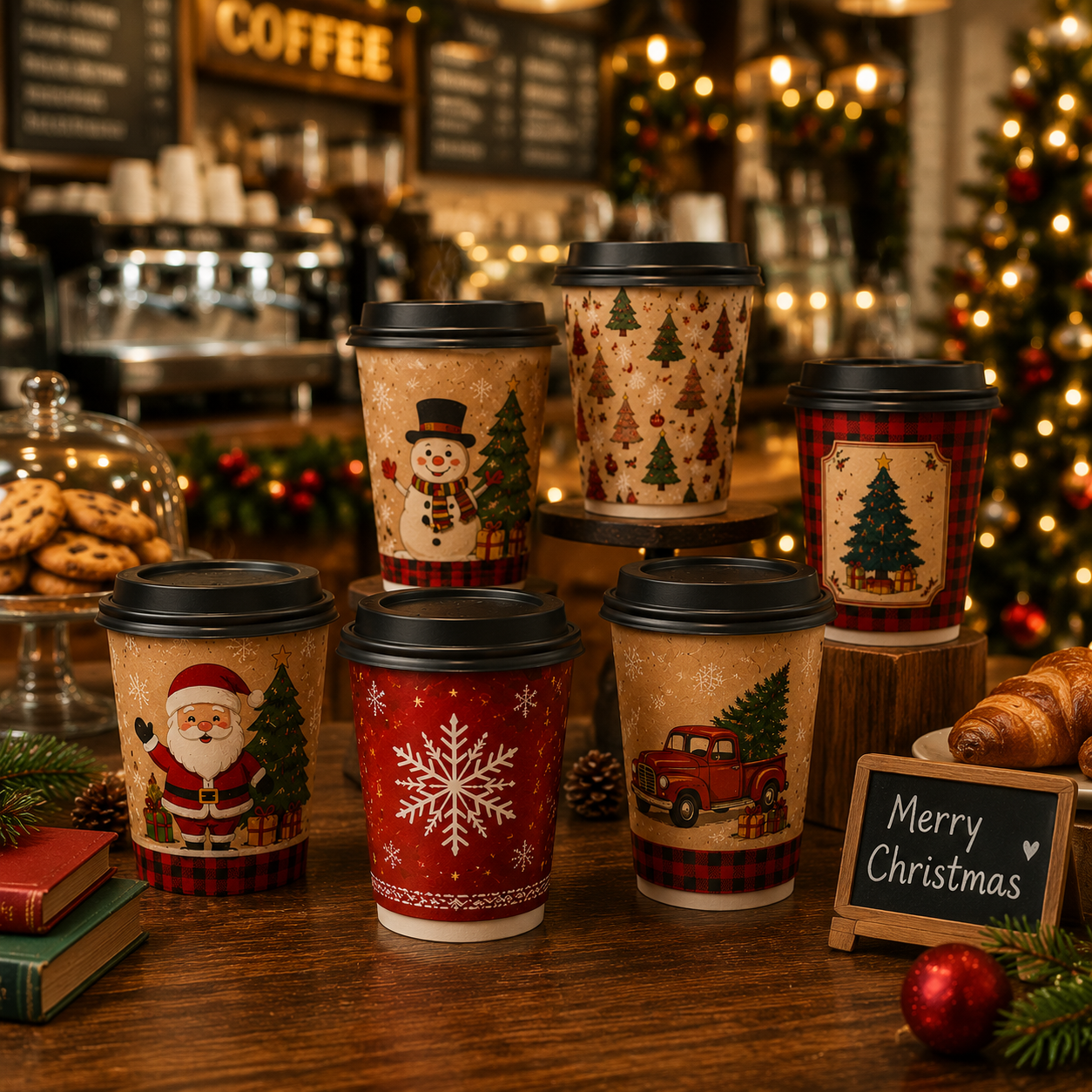 Christmas Paper Cups