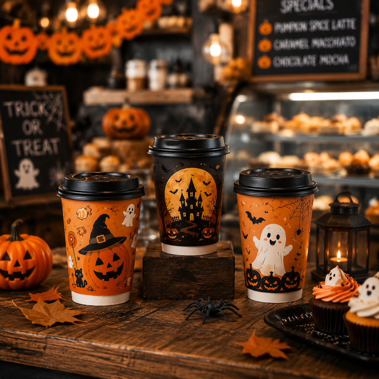 Halloween Custom Paper Cups