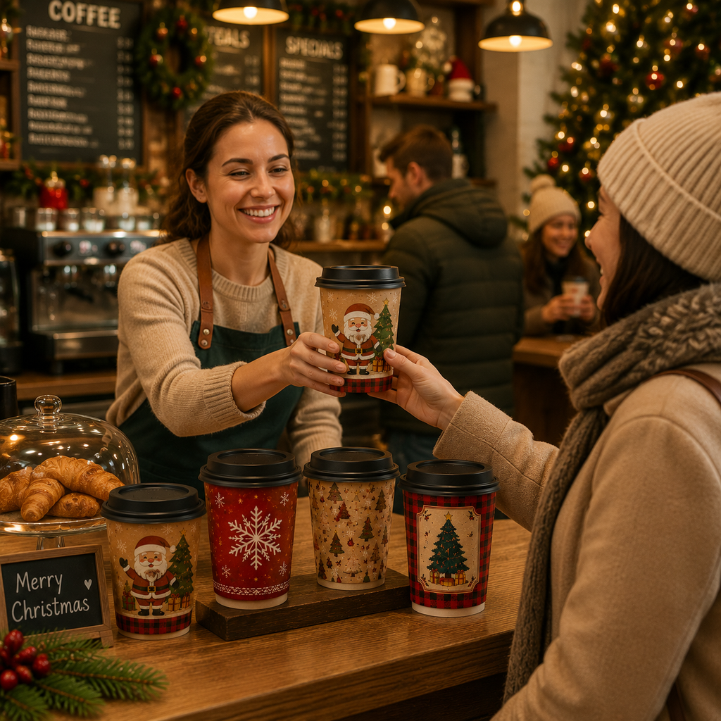 Christmas Paper Cups