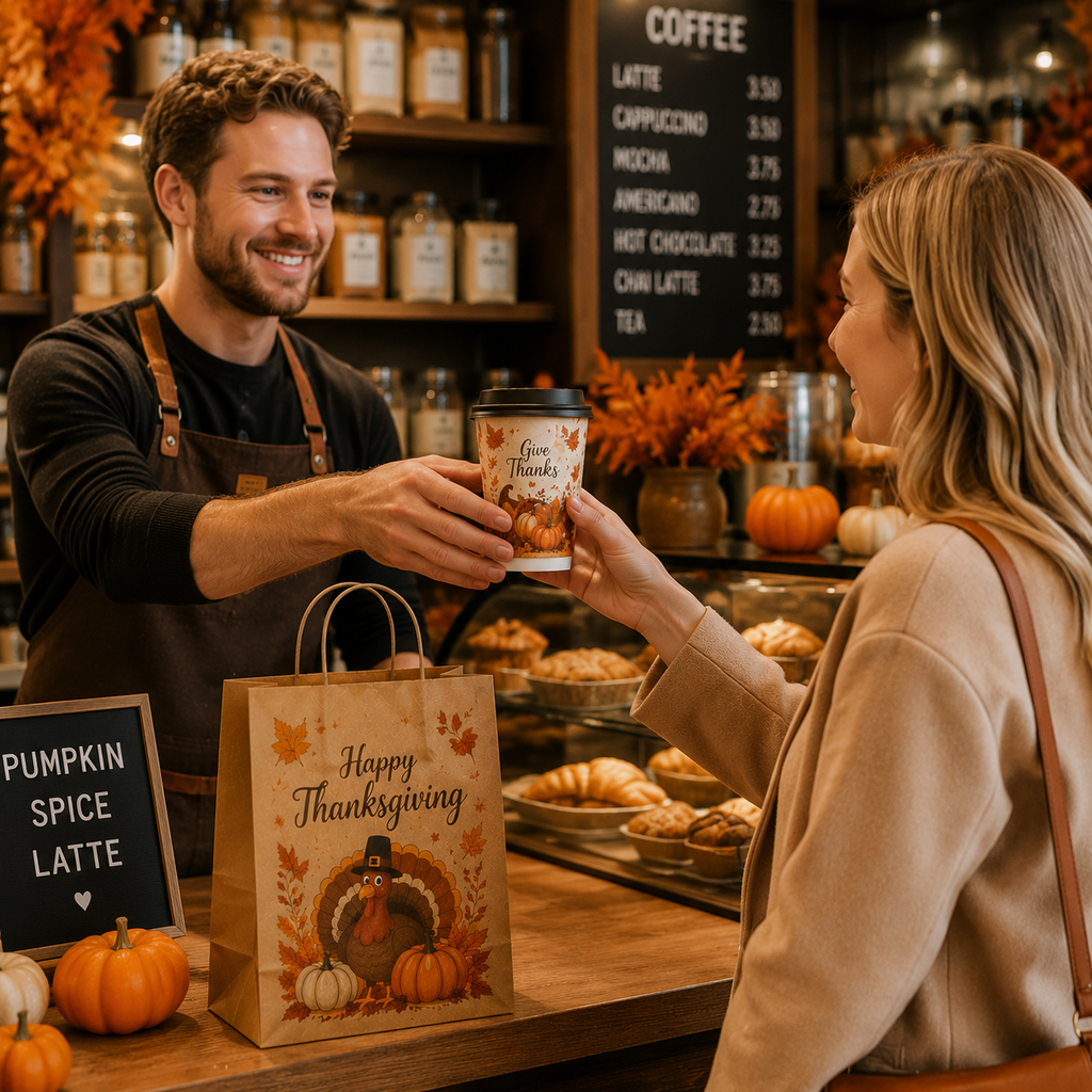 Thanksgiving Paper Cups