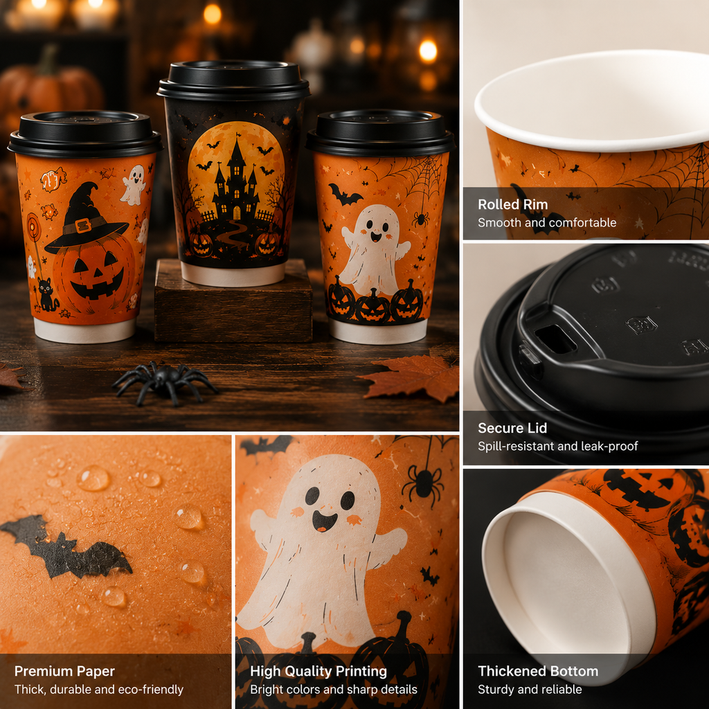 Halloween Custom Paper Cups