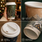 Winter Paper Cups