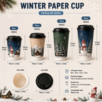 Winter Paper Cups