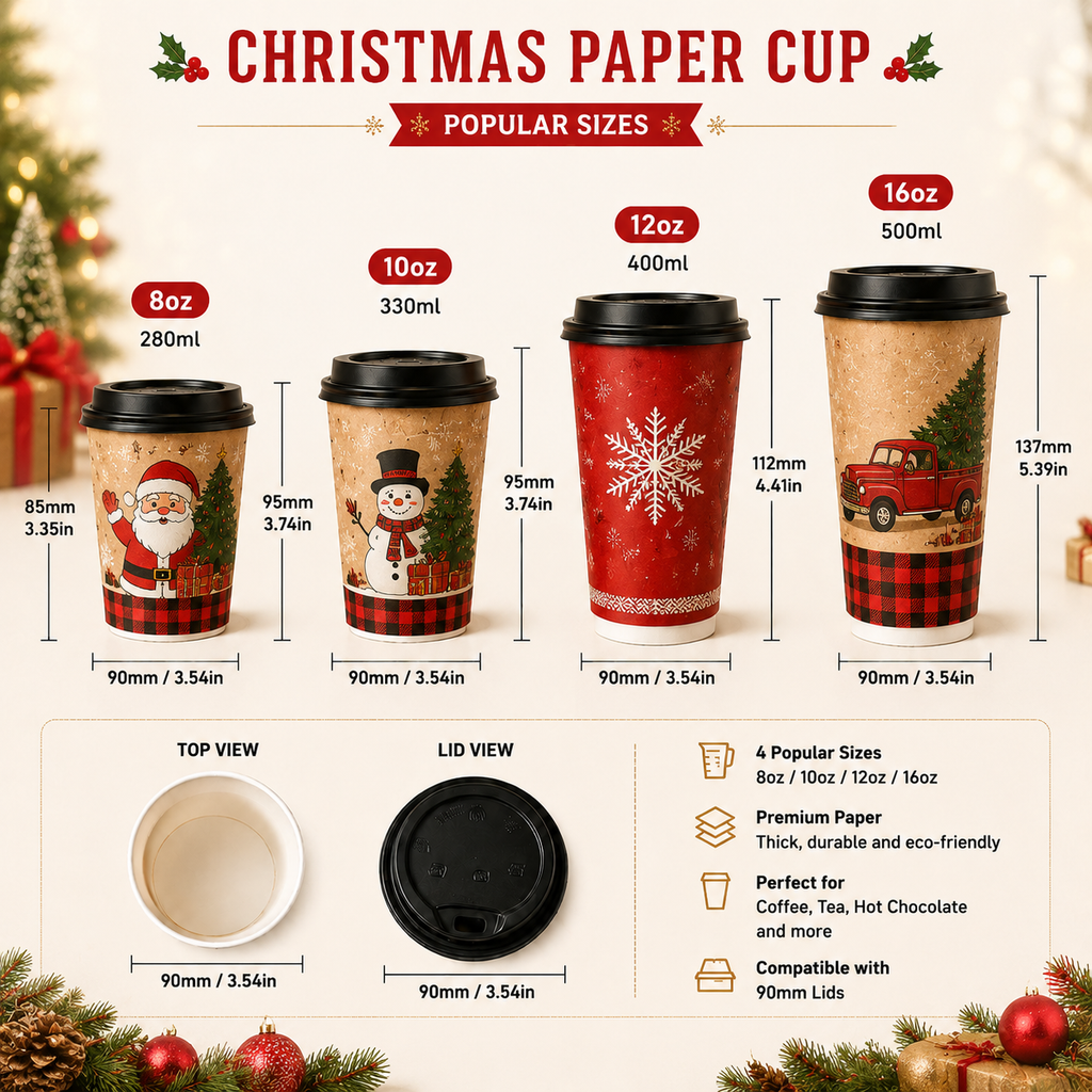 Christmas Paper Cups