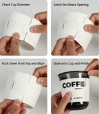 Paper Cup Sleeves – Adjustable Locking &amp; Corrugated Styles