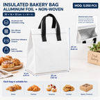 Custom Insulated Aluminum Foil Non‑Woven Bakery Bag