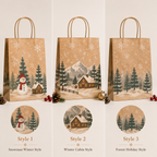 Winter Paper Bags