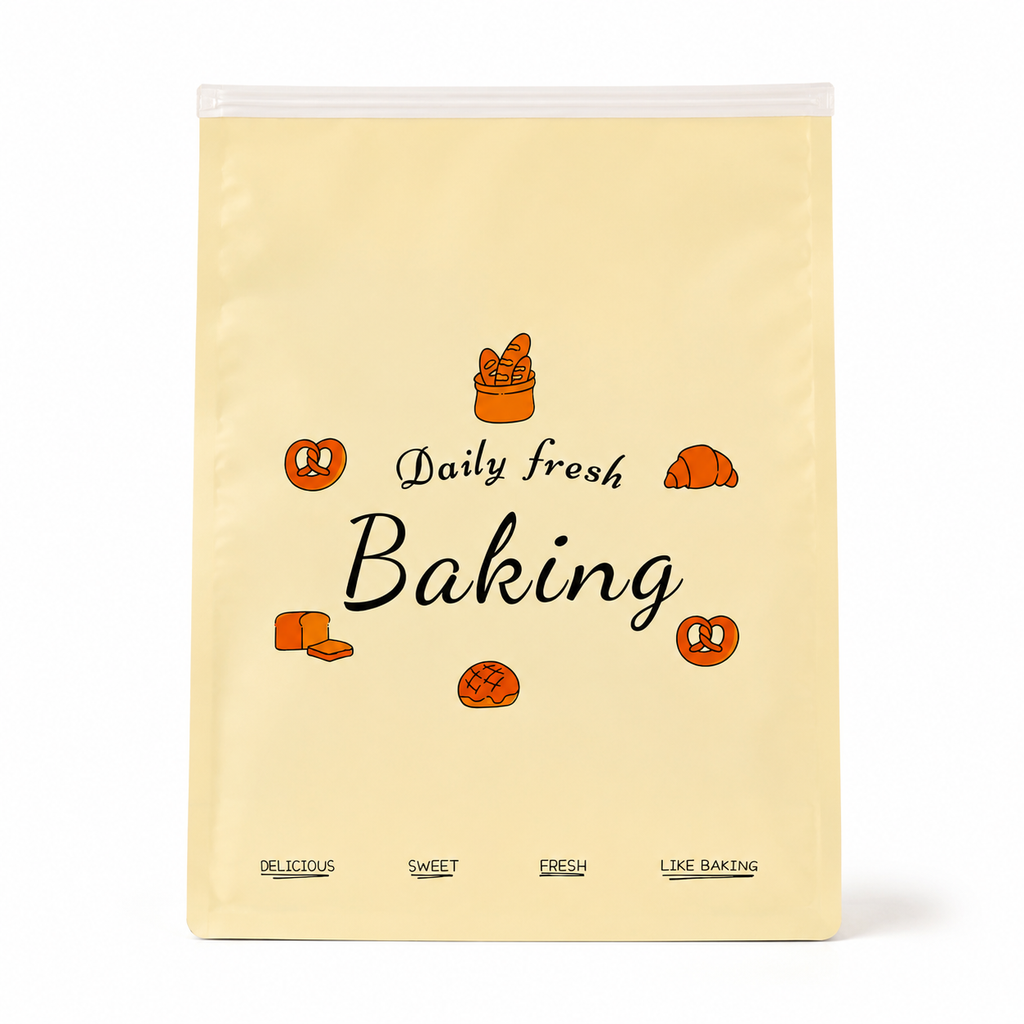 Wire Tie Window Bread Bags with Clear Front Display for Bakery Packaging