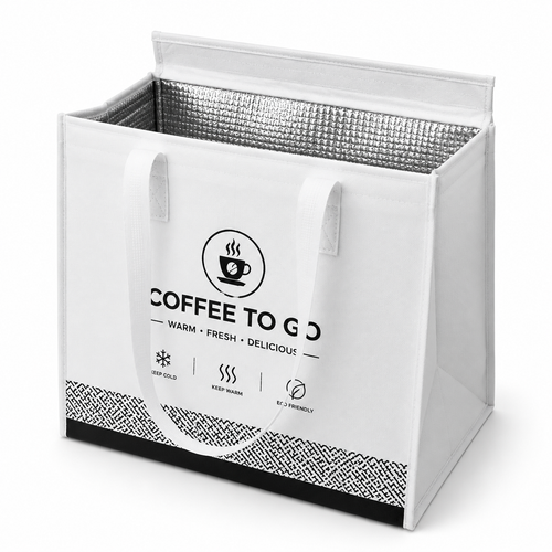 Multi-Style Aluminum Foil Insulated Takeaway Bags – Coffee, Milk Tea & Bakery Packaging