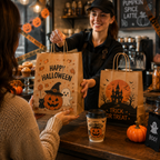 Halloween Custom Kraft Paper Bags