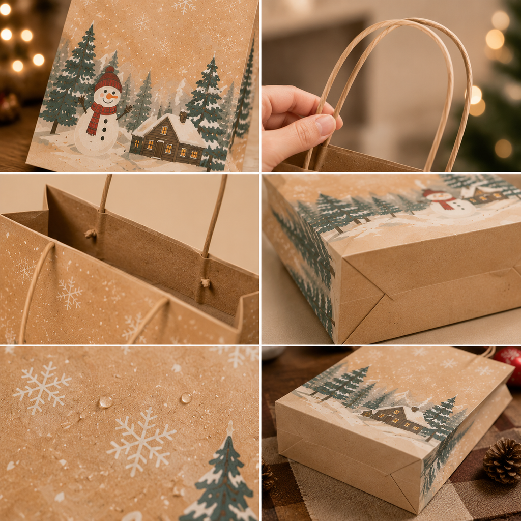 Winter Paper Bags