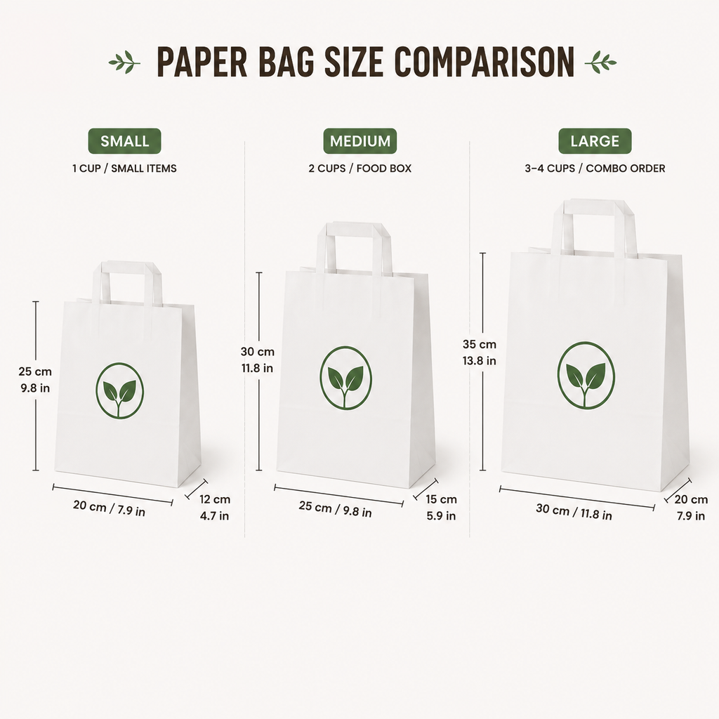 Square Handle Paper Bag
