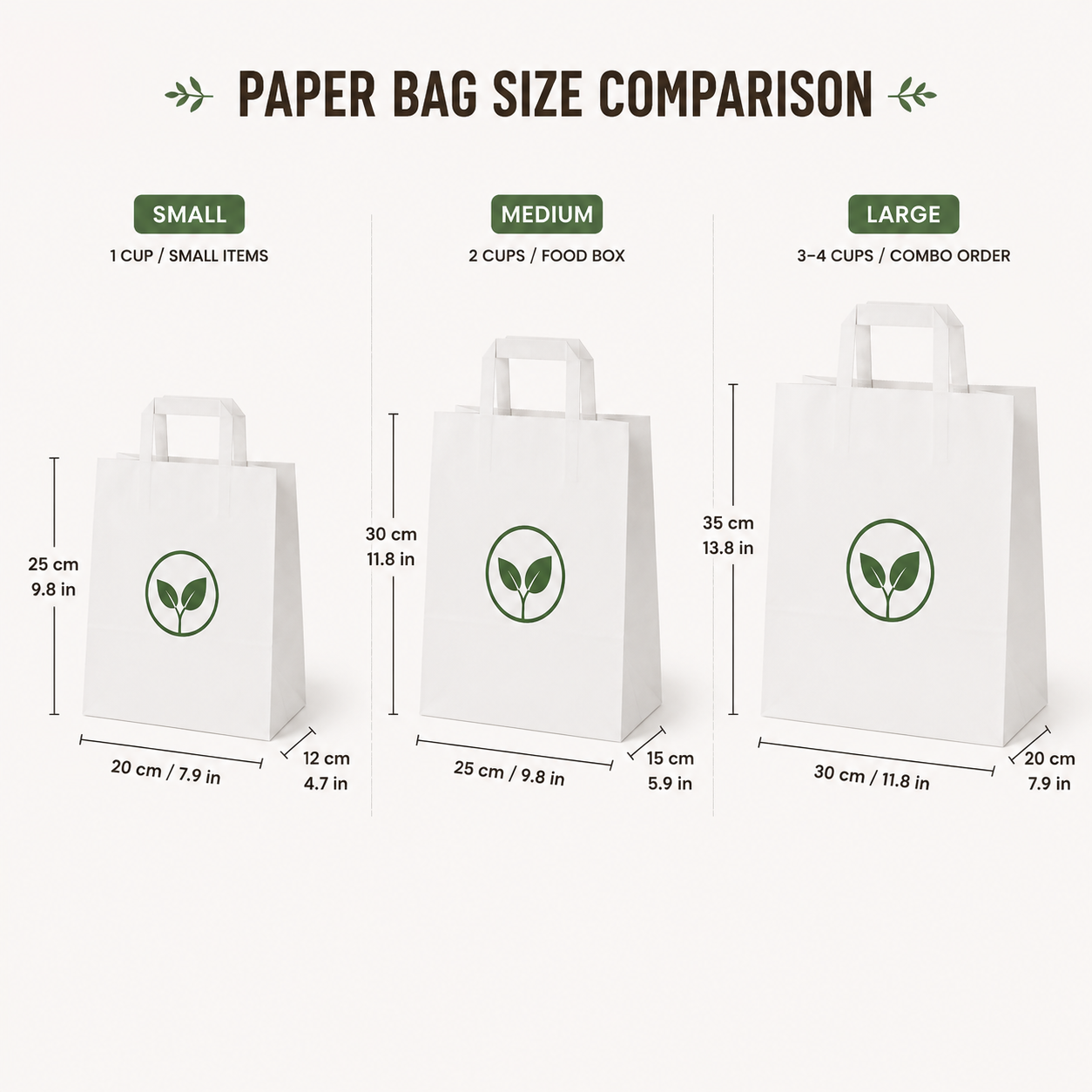 Square Handle Paper Bag
