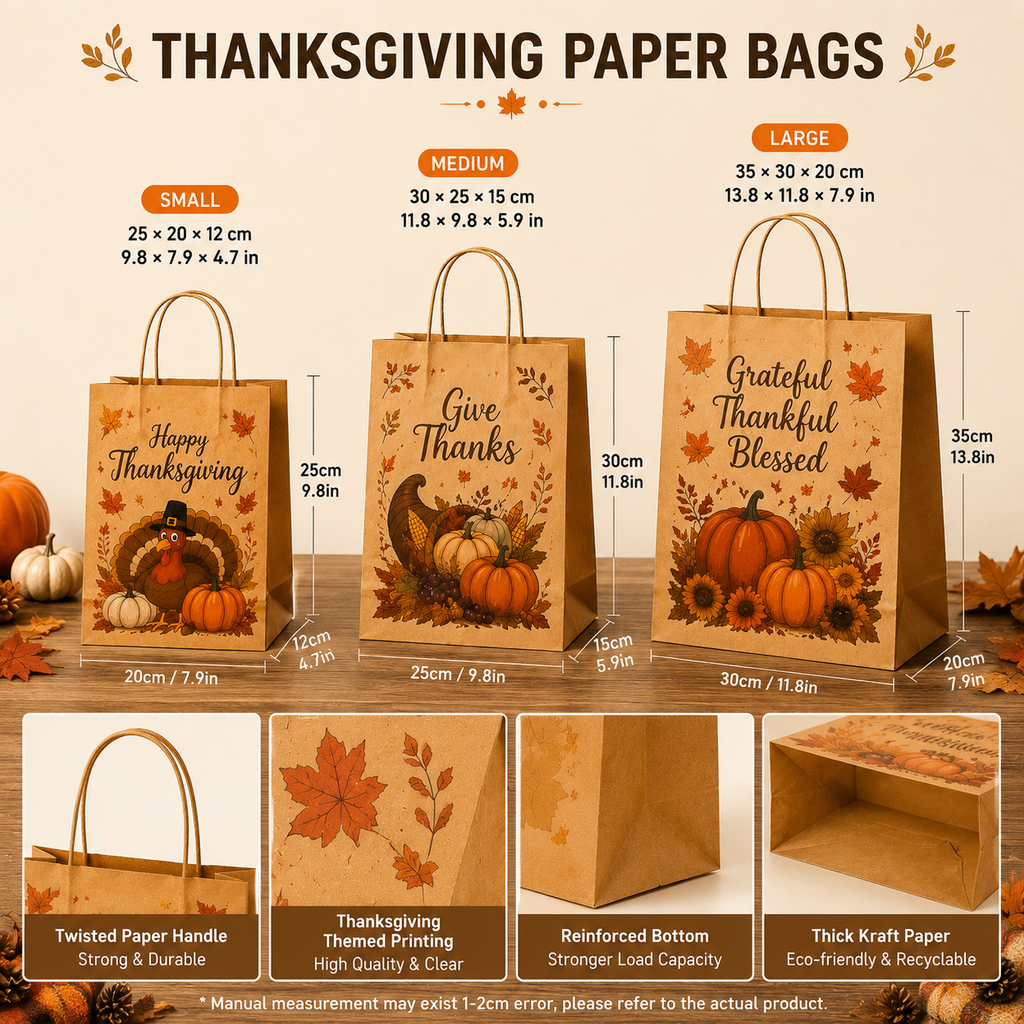 Thanksgiving Paper Bags
