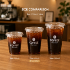 Custom PET Plastic Cups for Cold Drinks