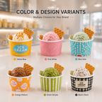 Custom Paper Ice Cream Bowls