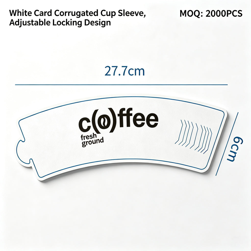 Paper Cup Sleeves – Adjustable Locking &amp; Corrugated Styles