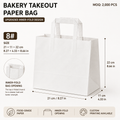 Custom Multi‑Size Bakery Paper Bags for Bread, Cake & Pastry Takeaway Packaging