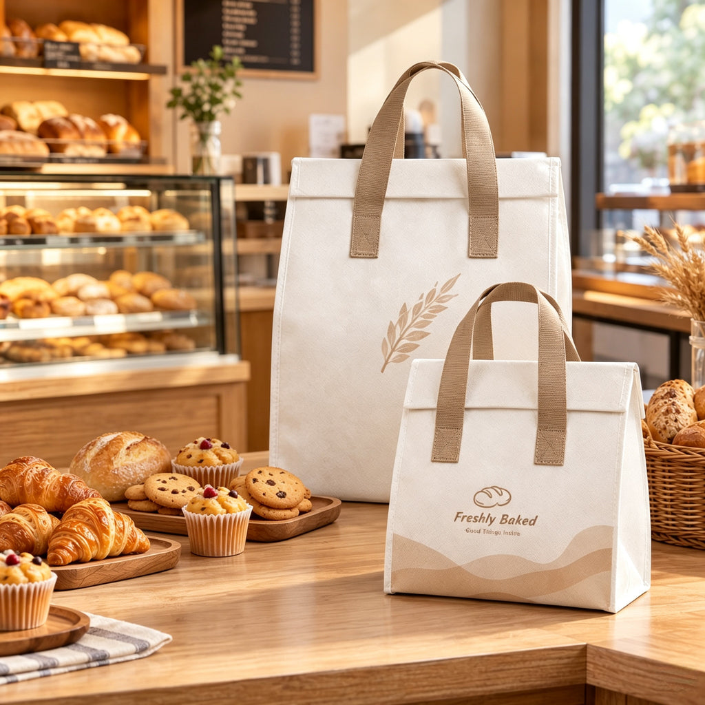 Custom Insulated Aluminum Foil Non‑Woven Bakery Bag