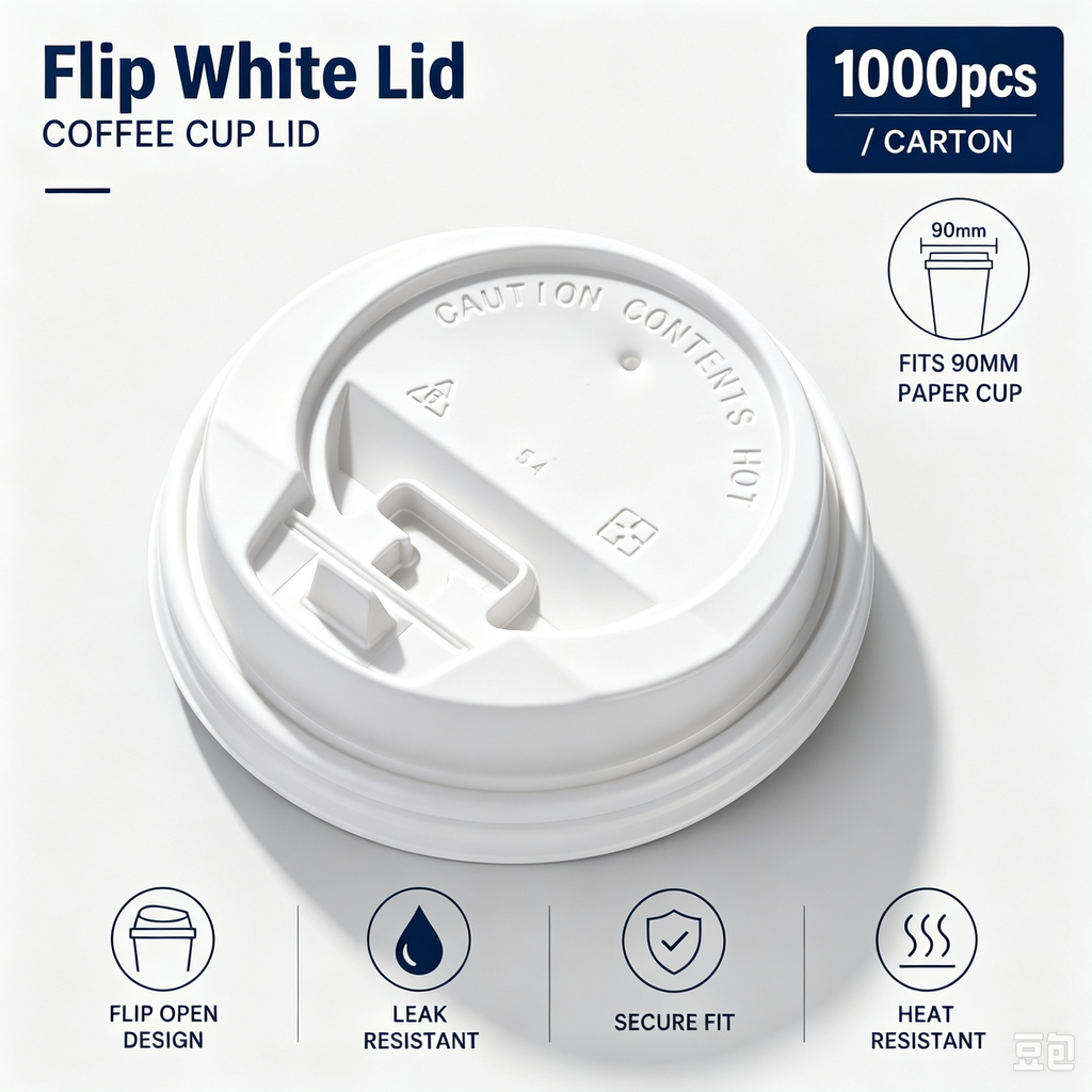 Custom Double‑Wall Paper Coffee Cups, Lids & Straws