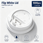 Custom Double‑Wall Paper Coffee Cups, Lids & Straws